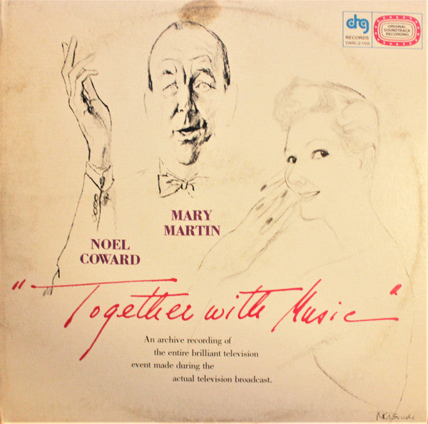 Mary Martin, Noël Coward : Together With Music (Original Television Soundtrack) (2xLP, Album, Gat)
