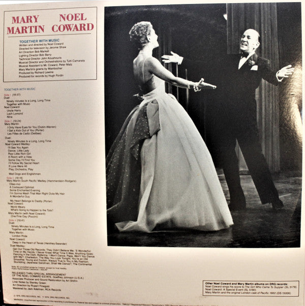 Mary Martin, Noël Coward : Together With Music (Original Television Soundtrack) (2xLP, Album, Gat)