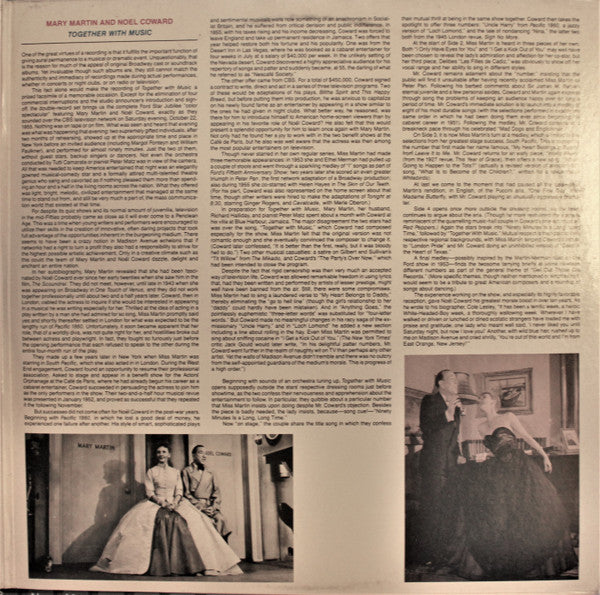 Mary Martin, Noël Coward : Together With Music (Original Television Soundtrack) (2xLP, Album, Gat)
