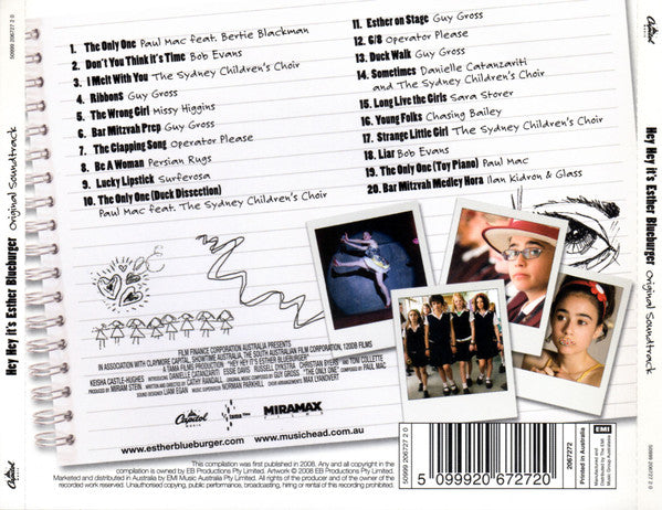 Various : Hey Hey It's Esther Blueburger (Original Soundtrack) (CD, Comp)