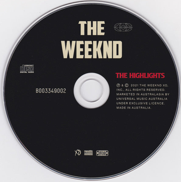 The Weeknd : The Highlights (CD, Comp, Exp)