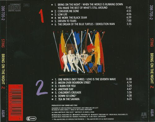 Sting : Bring On The Night (2xCD, Album)