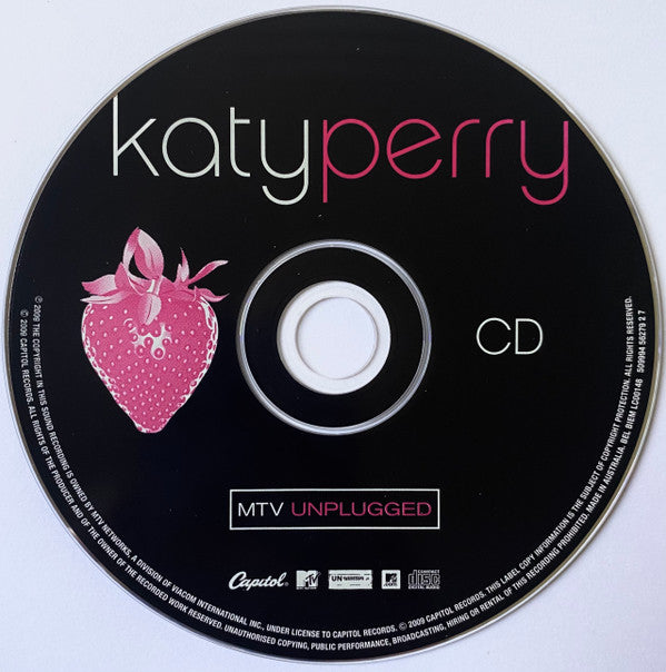 Katy Perry : MTV Unplugged (CD, Album + DVD-V, PAL + Ltd, Ama)