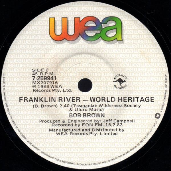 Gordon Franklin And The Wilderness Ensemble : Let The Franklin Flow (7", Single)