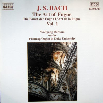 J. S. Bach* - Wolfgang Rübsam (2) : The Art Of Fugue, Vol. 1 (CD)