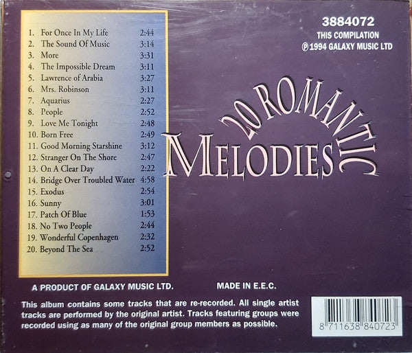 Hollywood Filmfestival Orchestra* : 20 Romantic Melodies (CD, Comp)