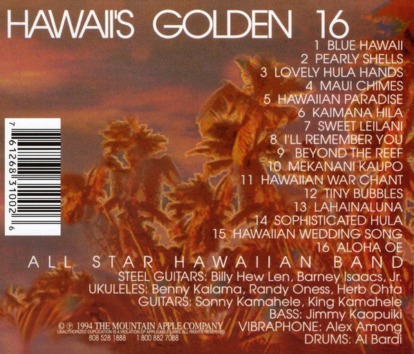 Billy Hew Len And Barney Isaacs, Jr.* : Steel Guitar Magic (Hawaiian Style) (CD)