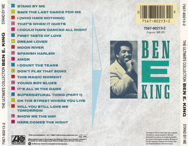 Ben E. King : Stand By Me (The Ultimate Collection) (CD, Comp, RE)