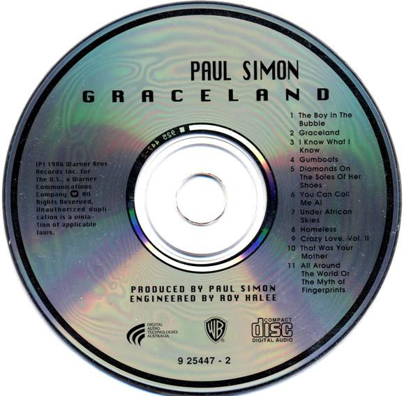 Paul Simon : Graceland & The Rhythm Of The Saints (CD, Album, RE + CD, Album, RE + Comp)