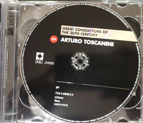 Arturo Toscanini, Berlioz*, Brahms*, Dvorak*, Puccini*, Wagner*, Beethoven*, Bellini* : Arturo Toscanini (2xCD, Comp, Mono)