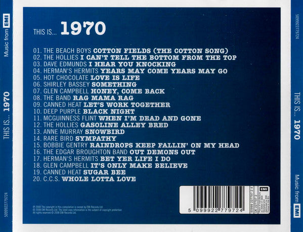Various : This Is... 1970 (CD, Comp)