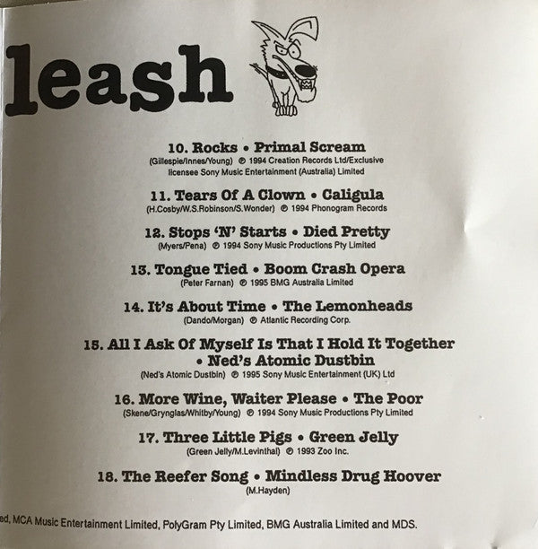 Various : Off The Leash - 18 dog-gone angry trax (CD, Comp)