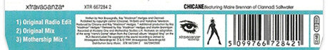 Chicane Featuring Maire Brennan : Saltwater (CD, Maxi)