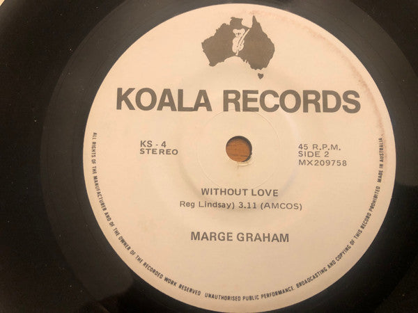 Marge Graham : And The Band Played Waltzing Matilda (7", Single)