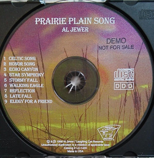 Al Jewer : Prairie Plain Song: A Flute Meditation (CD, Album)