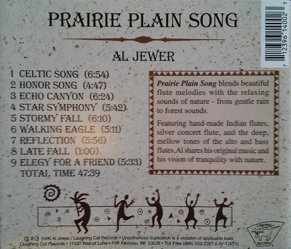 Al Jewer : Prairie Plain Song: A Flute Meditation (CD, Album)