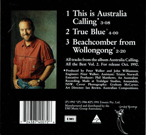 John Williamson : This Is Australia Calling (CD, Single)