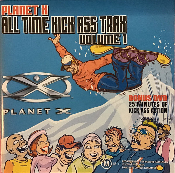 Various : Planet X All Time Kick Ass Trax Volume 1 (CD, Comp + DVD)