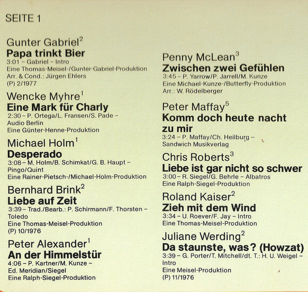Various : Die Neue Super 20 (LP, Comp)
