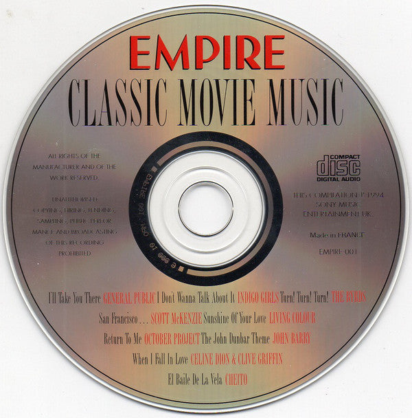 Various : Classic Movie Music (CD, Comp)