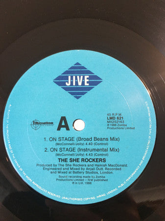 She Rockers : On Stage / Get Up On This (12", Promo)