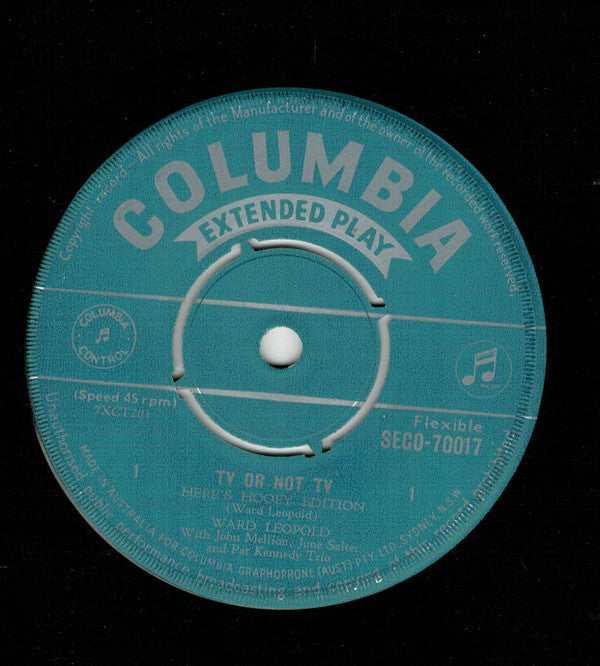 Ward Leopold : Here's Hooey: TV Or Not TV Edition (7", EP)