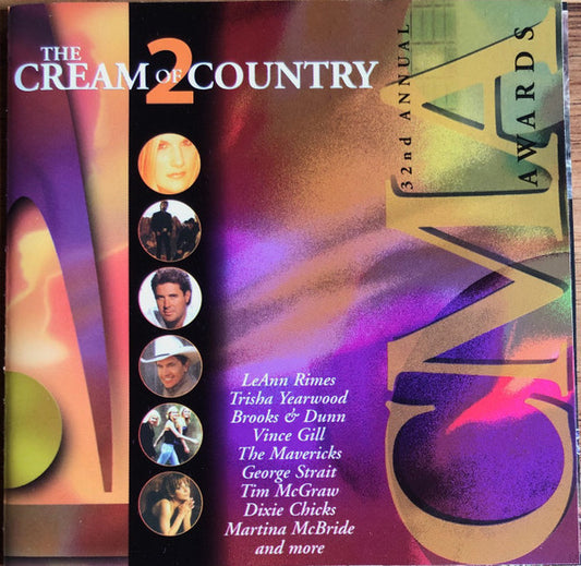 Various : The Cream Of Country 2 - 32nd Annual CMA Awards (CD, Comp)