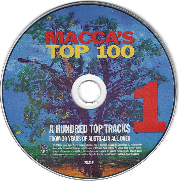 Various, Ian McNamara : Macca's Top 100 - A Hundred Top Tracks From 30 Years Of Australia All Over (CD, Album, Comp)