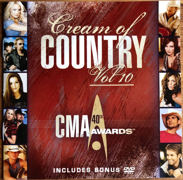 Various : Cream Of Country Vol 10 - 40th CMA Awards (CD, Comp + DVD-V, Comp, PAL, All)