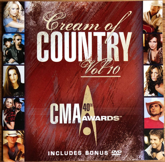 Various : Cream Of Country Vol 10 - 40th CMA Awards (CD, Comp + DVD-V, Comp, PAL, All)