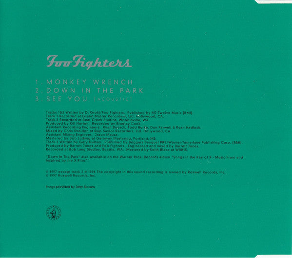 Foo Fighters : Monkey Wrench (CD, Single, CD2)