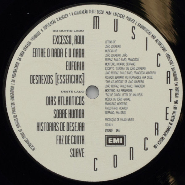 Ban (2) : Música Concreta (LP, Album)