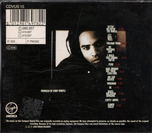 Lenny Kravitz : Let Love Rule (CD, Album)
