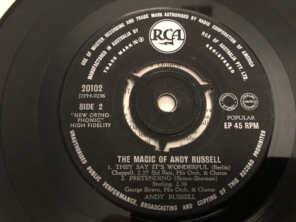Andy Russell (2) : The Magic Of Andy Russell (7", EP, 3 P)