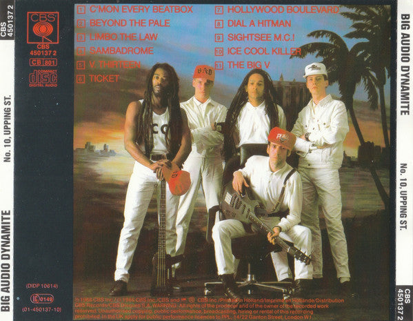 Big Audio Dynamite : No. 10, Upping St. (CD, Album)