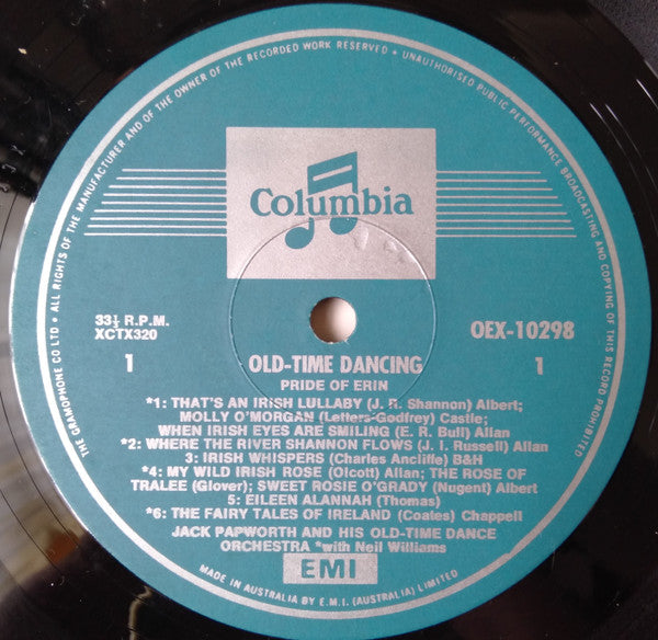 Jack Papworth And His Orchestra : Old Time Dancing (LP, RE)