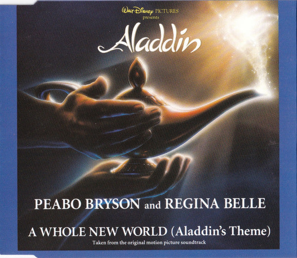 Peabo Bryson And Regina Belle : A Whole New World (Aladdin's Theme) (CD, Single, Dis)