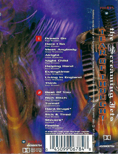 The Screaming Jets : Tear Of Thought (Cass, Album)