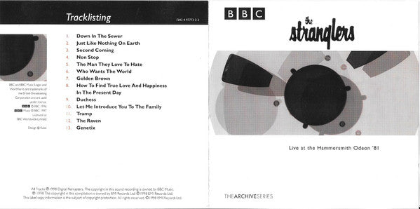 The Stranglers : Live At The Hammersmith Odeon '81 (CD, Album, M/Print)