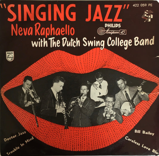 Neva Raphaello With The Dutch Swing College Band : "Singing Jazz" (7", EP)