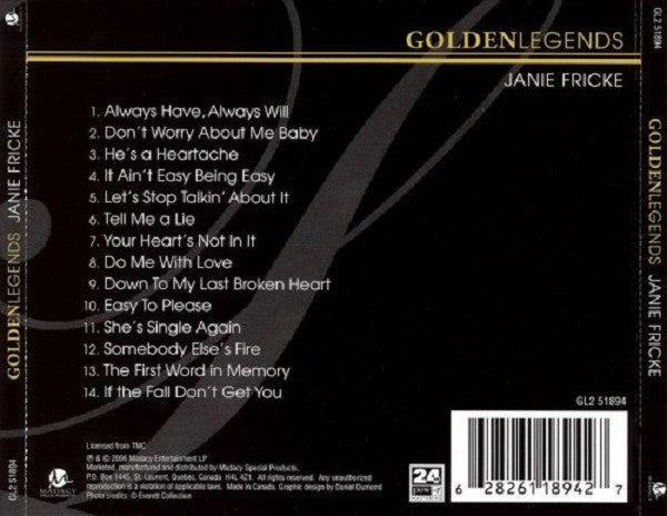 Janie Fricke : Janie Fricke (CD, Comp)