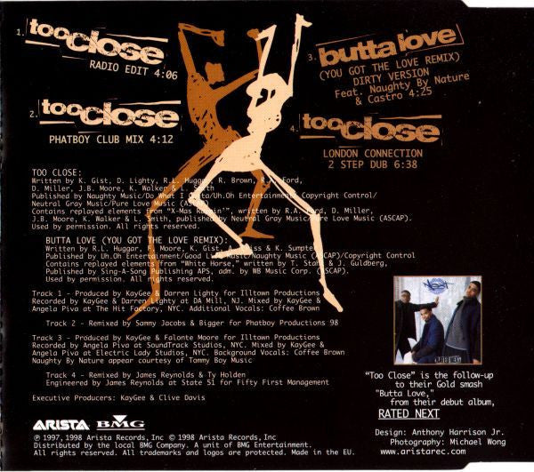 Next (2) : Too Close (CD, Maxi)