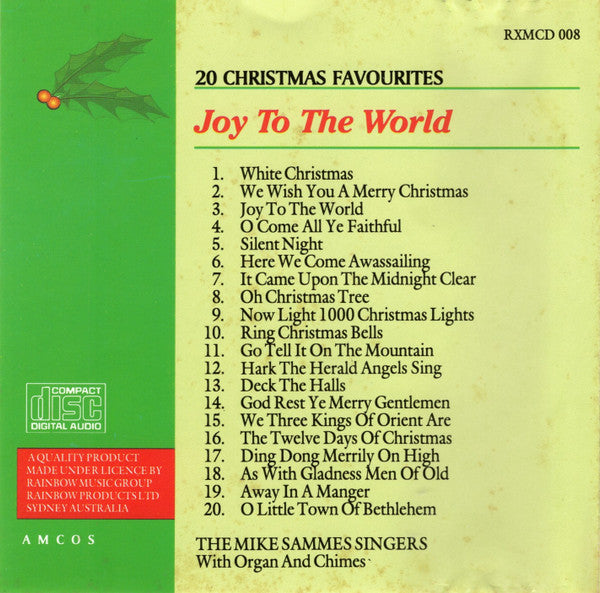 The Mike Sammes Singers* : Joy To The World (20 Christmas Favourites) (CD)