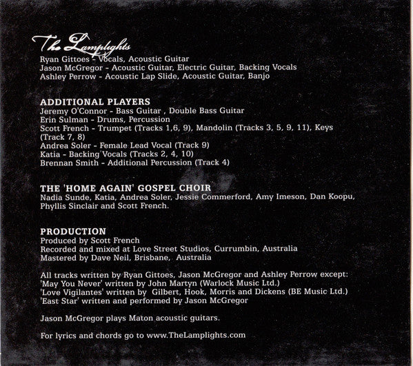 The Lamplights : The Lamplights (CD, Album)