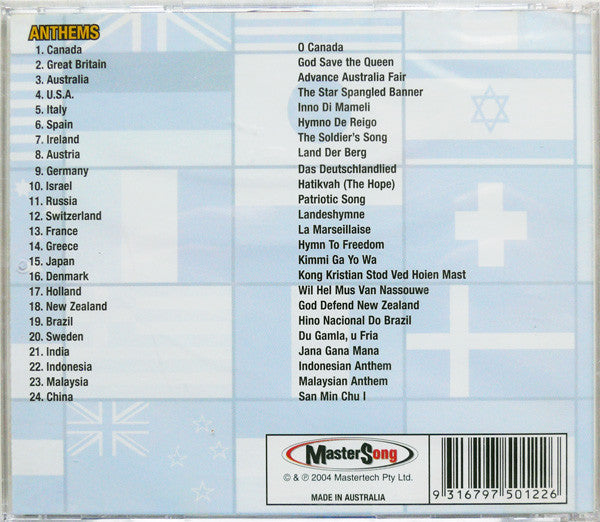 Unknown Artist : National Anthems (CD, Album)