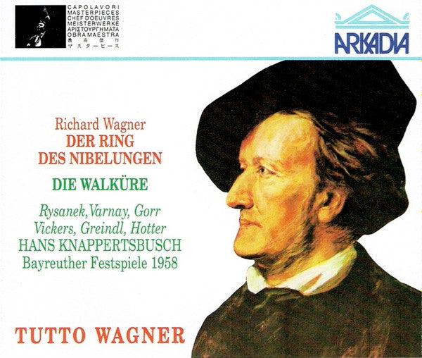 Richard Wagner - Leonie Rysanek, Astrid Varnay, Rita Gorr, Jon Vickers, Josef Greindl, Hans Hotter, Hans Knappertsbusch, Orchester der Bayreuther Festspiele : Die Walküre (3xCD, Album, Mono, RE, RM)