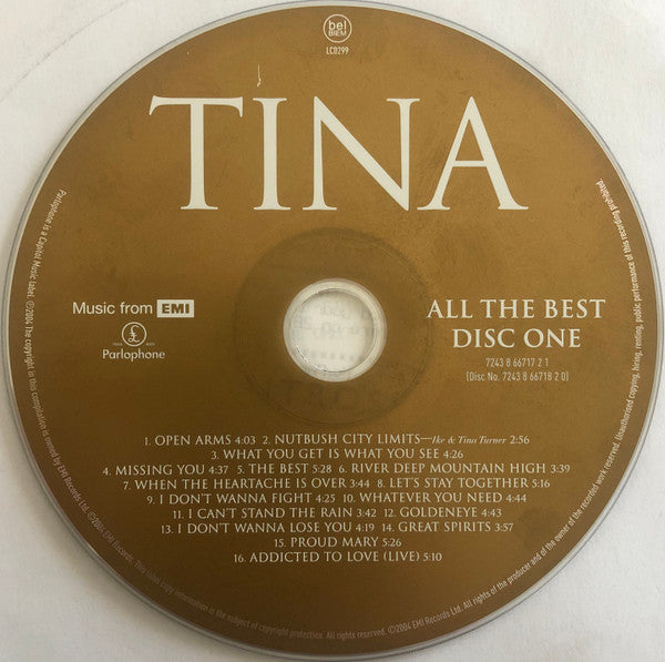 Tina Turner : All The Best (2xCD, Comp, RM)