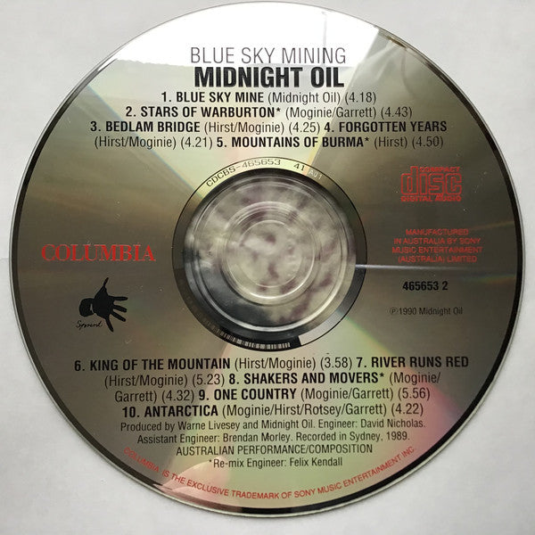 Midnight Oil : Blue Sky Mining (CD, Album, RE)