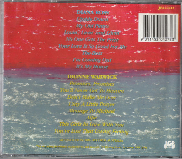Diana Ross, Dionne Warwick : The Best Of Diana Ross And Dionne Warwick (CD, Comp)