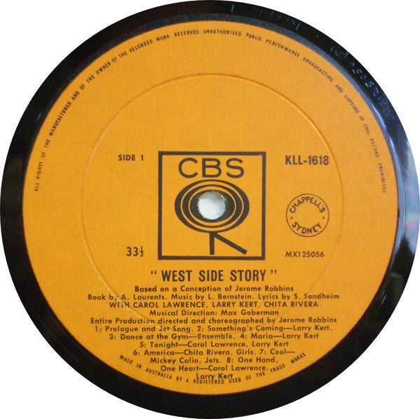 Various : West Side Story (LP, Mono)